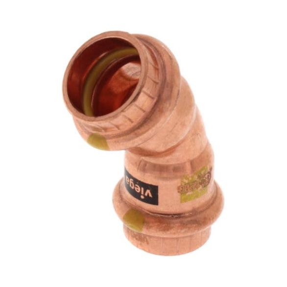 Viega 16188 1/2" ProPressG 45 Copper Elbow (Discontinued)