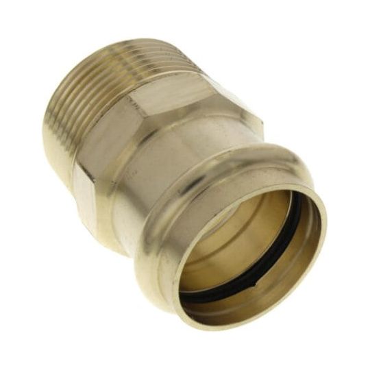 Viega 79260 1-1/4" ProPress x Male Bronze Adapter (Lead Free)