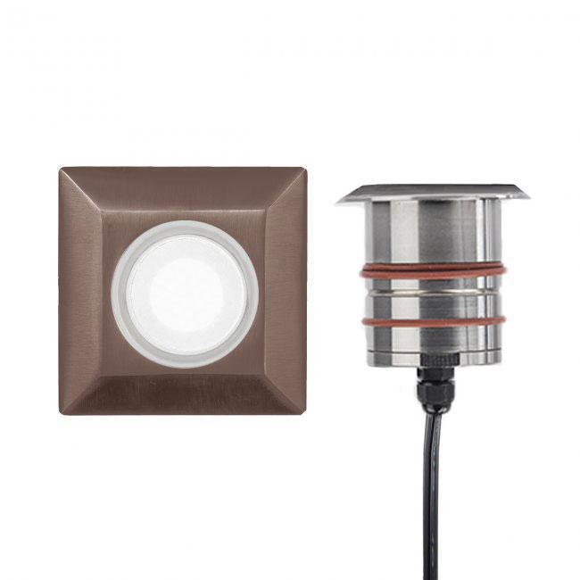 WAC Lighting - 2051-27BS - 2" LED INGROUND-2700K-SQUARE Bronzed Stainless Steel