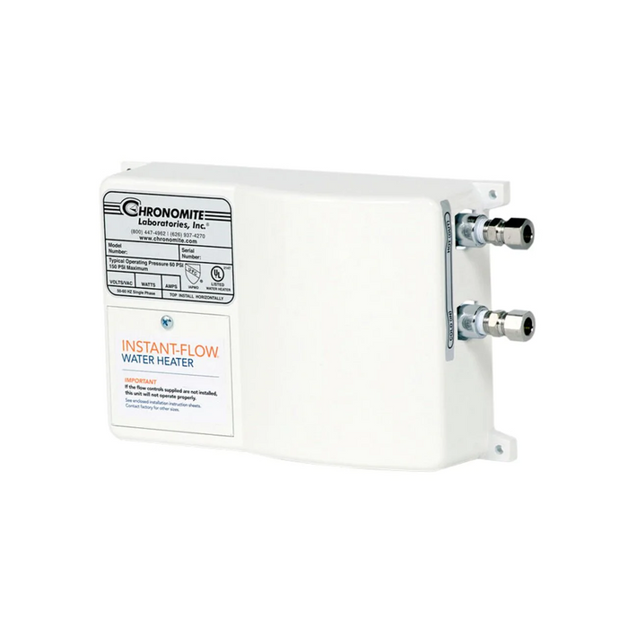 Scratch and Dent Chronomite - SR-15L/120 - HTR 120-Volt 15-Amp SR Series Instant-Flow Low Flow Tankless Water Heater -SD1