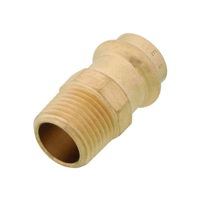 Viega 79215 1/2" ProPress x Male Bronze Adapter (Lead Free)