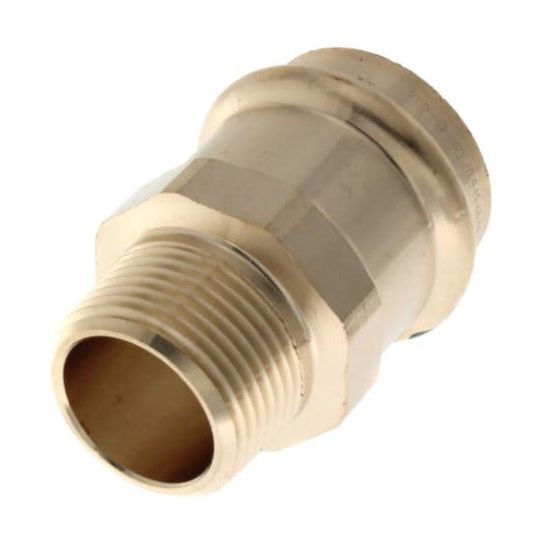 Viega 79240 1" ProPress x 3/4" Male Bronze Adapter (Lead Free)