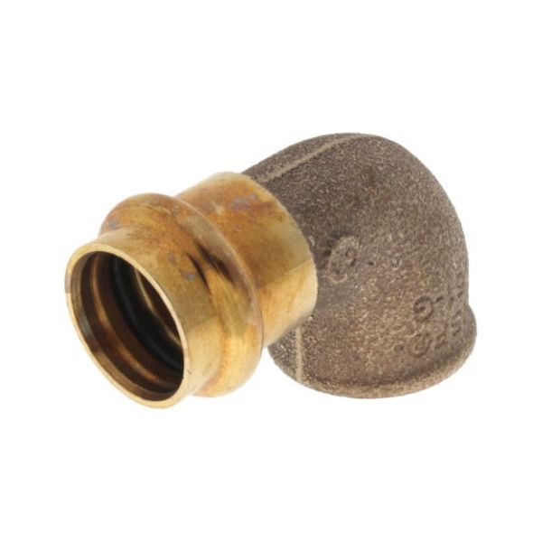 Viega 79540 3/4" ProPress x Female Bronze 90° Elbow (Lead Free) (Discontinued)