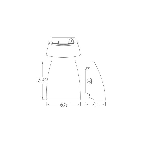 WAC Lighting - WP-LED135-30-ABZ - Endurance Fin Wallpack Luminaire LED135 120V-227V Architectural Bronze