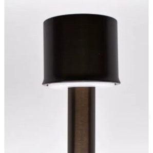 Lumien Brass Path Light Module with 18" Riser, 4W, 230 Lumens, 3000K, Adjustable Beam Spread, Antique Finish - w/  LAP-002