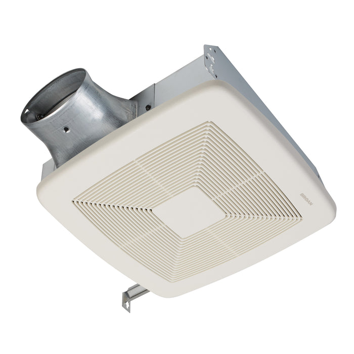 Broan Lo-Profile 50/80/100 Selectable CFM Bathroom Exhaust Vent Fan LP50100DC (Discontinued)