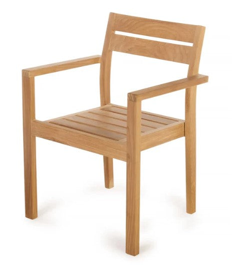 ARB - Teak Dining Armchair Stackable Stellar