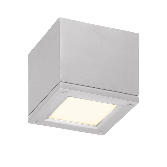 WAC Lighting - FM-W2505-AL - RUBIX OUTDOOR CEILING MOUNT 16W ALUMINUM