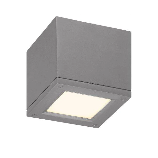 WAC Lighting - FM-W2505-GH - RUBIX OUTDOOR CEILING MOUNT 16W GRAPHITE