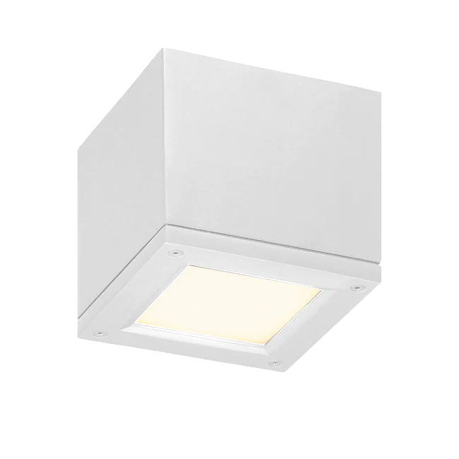 WAC Lighting - FM-W2505-WT - RUBIX OUTDOOR CEILING MOUNT 16W WHITE