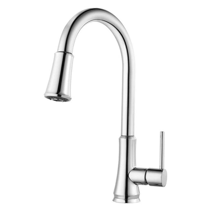 Pfister G529-PF2C 1-Handle Pull-Down Kitchen Faucet Polished Chrome