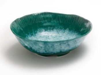 Zafferano Graffito Serving Bowl - Green