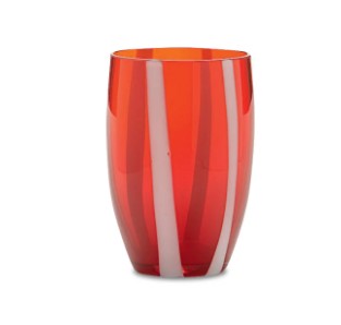 Zafferano Gessato Tumbler - Red