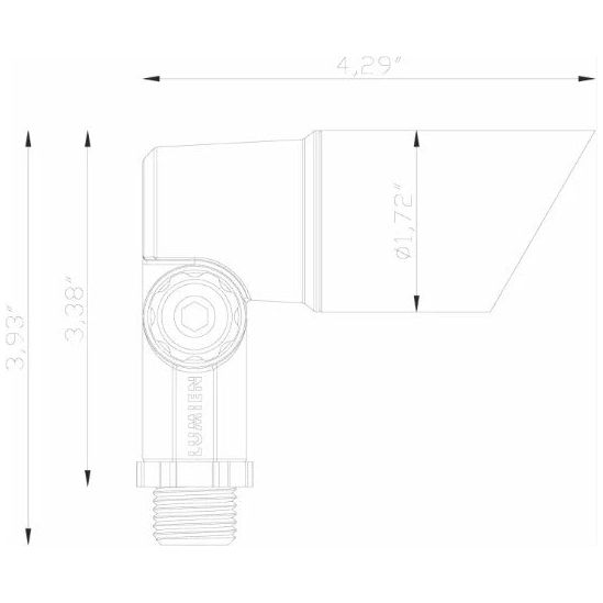 Lumien Accessory Package, Micro, 60 Degree Uplight Shroud and Knuckle - Includes LAP-002