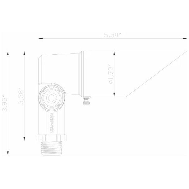 Lumien Accessory Package, Micro, 37 Degree Downlight Shroud and Knuckle - Includes LAB-001