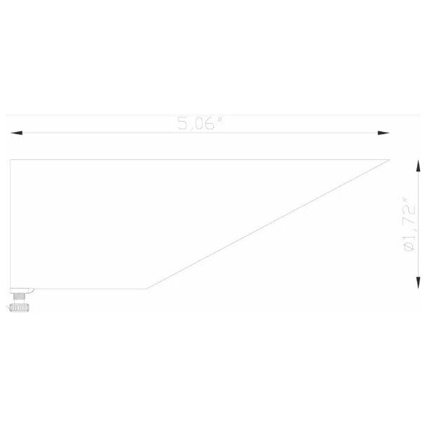 Lumien Micro, Shroud, 37 Degree Downlight Shroud with Extra Length Only