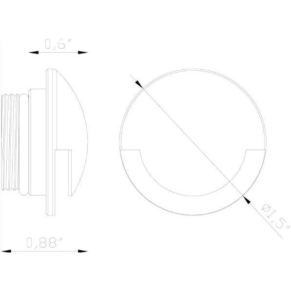 Lumien Nano Light, Recessed, Circular, 180 Accessory