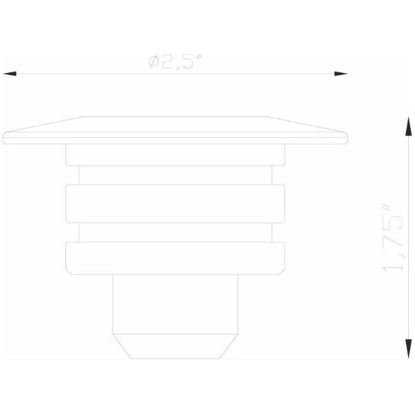 Lumien Accessory, In-Ground Surface Mount, Can be used with Nano, Half Nano, & Nano Spot