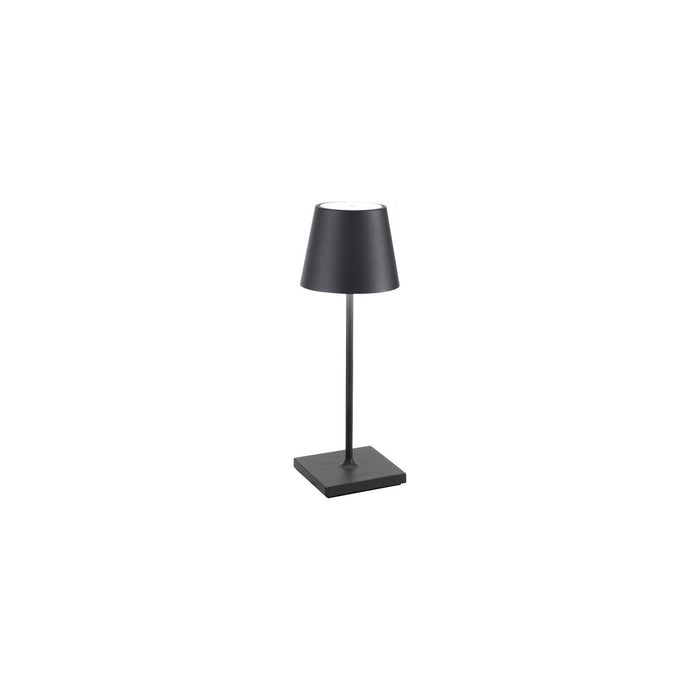 Zafferano Poldina Pro Mini Portable Table Lamp LD0320N4  Dark grey