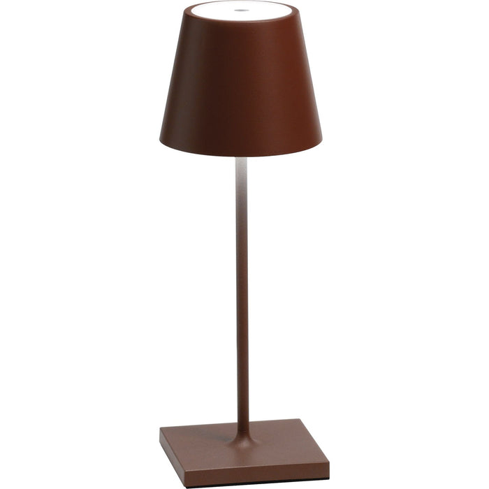 Zafferano Poldina Pro Mini Portable Table Lamp LD0320R4 Rust