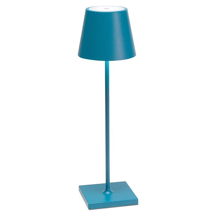 Zafferano Poldina Pro Portable Table Lamp LD0340A4 Avio Blue