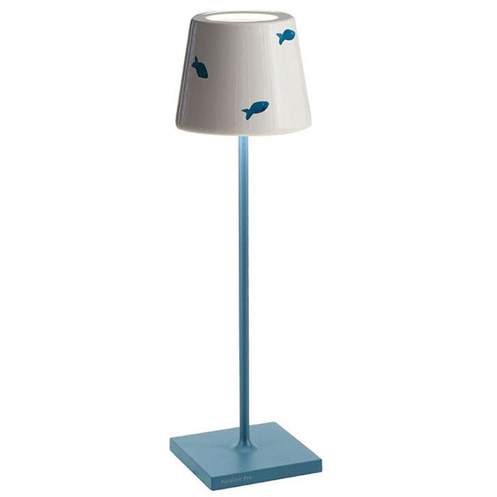 Zafferano Poldina Lido Portable Table Lamp LD0340AC1 Fish