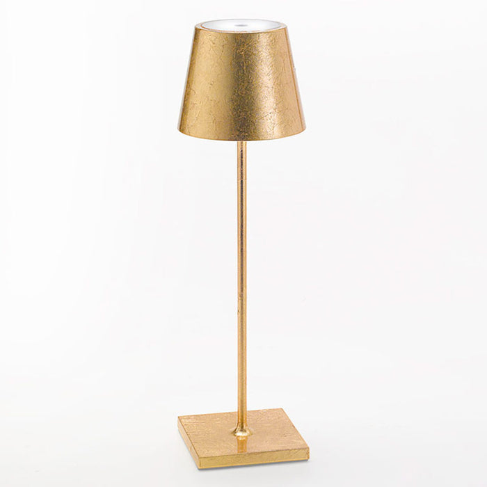 Zafferano Poldina Pro Table Lamp LD0340BFO Gold Leaf