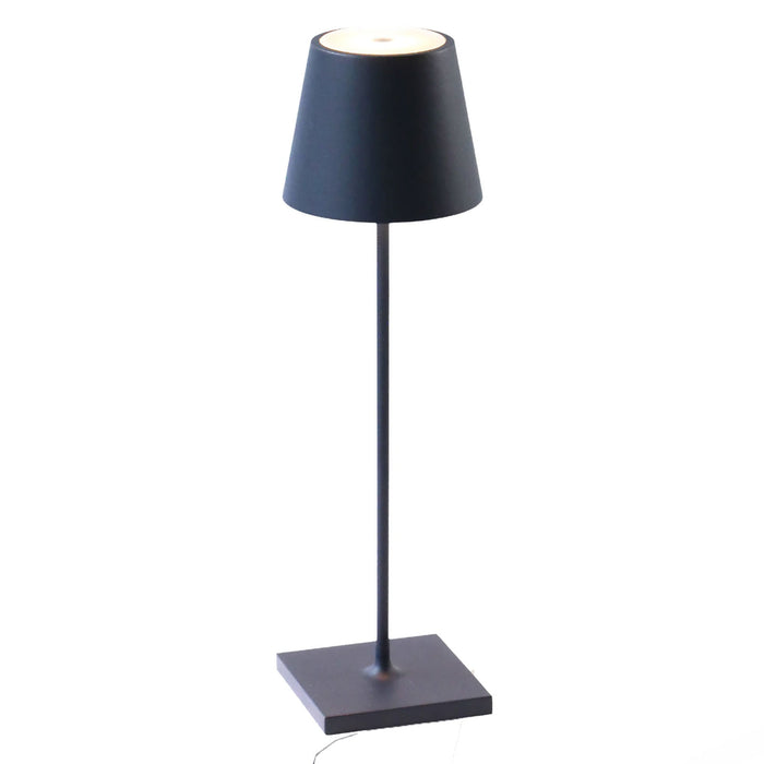 Zafferano Poldina Pro Table Lamp LD0340Y4 Steel Blue