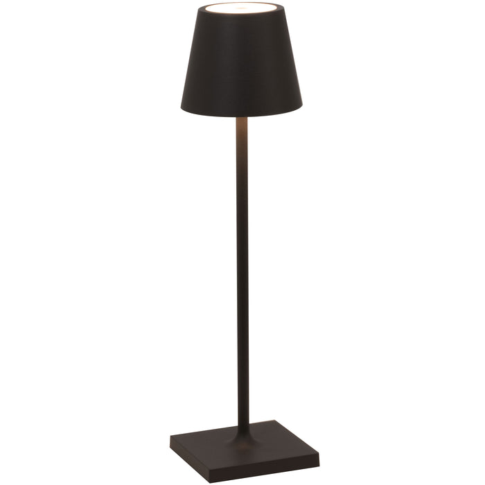 Zafferano Poldina Micro Table Lamp LD0490D3 Black