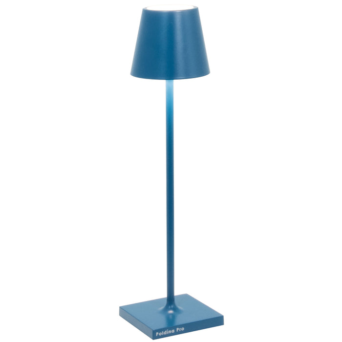 Zafferano Poldina Micro Table Lamp LD0490K3 Capri Blue