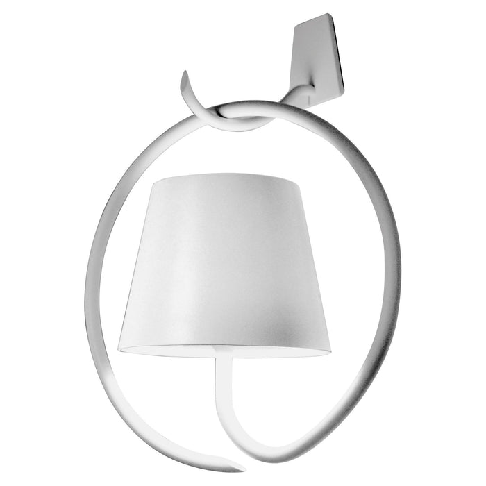 Zafferano Poldina Wall Magnetic Lamp w/ Bracket LD0689B4 White