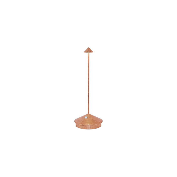 Zafferano Pina Pro Table Lamp LD0650RFR Copper Leaf