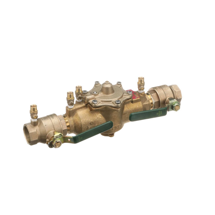 Watts - 1 1/2-LF2009M2-QT - 1 1/2 IN Lead Free Reduced Pressure Zone Backflow Preventer Assembly, 1/4 Turn Shutoff Valves, Lever Handles (Discontinued)