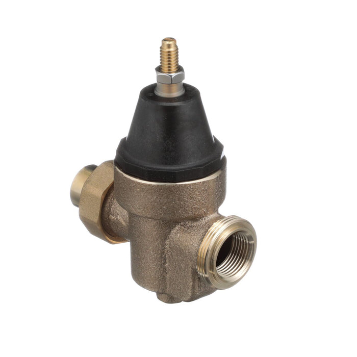 Watts LFN45BM1-U-S 3/4  3/4 IN Lead Free Water Pressure Reducing Valve, Solder Union x FPT, Adjust 25-75 psi, Max Work 400 psi 0009480