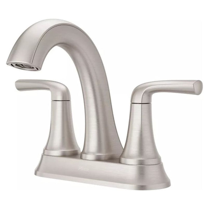 Pfister LG48-MCA0GS McAllen 2-Handle 4" Centerset Bathroom Faucet With Push & Seal™  Spot Defense Brushed Nickel