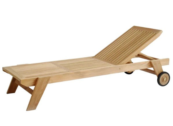 ARB - Teak Lounger Cordoba with Wheels - KD