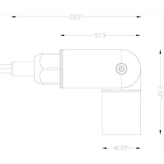 Lumien Brass Nano Spot Light, LumienPRO (WW - 2700-5000K), 3 Watts, 110 Lumens, 10-15V, 30 Beam Spread