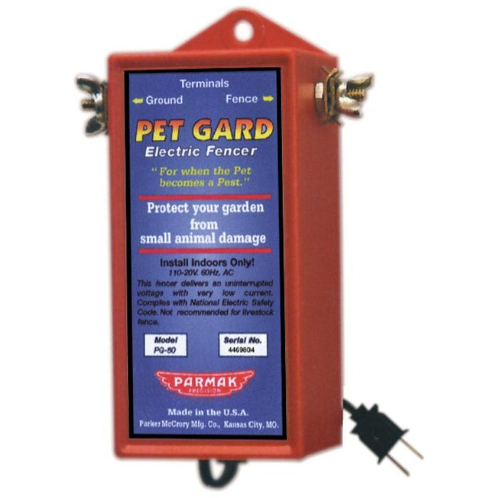 Parmak PG-50 Parmak Pet-Gard Electric Fence Charger Model PG-50 110-120 volt – AC Operated