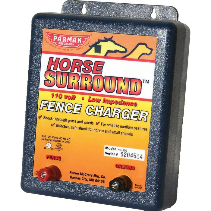 Parmak HS-100 1Horse Surround Electric Fence Charger Model HS-100 110-120 volt – AC Operated – Small Acreage