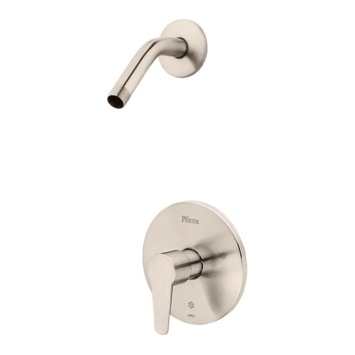 Pfister R89-060K Pfirst Modern 1-Handle Shower Only Trim Kit Without Showerhead  Brushed Nickel