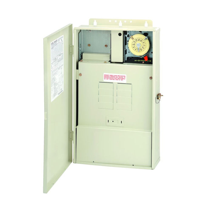 Scratch and Dent Intermatic - T40004RT3 - 100 A Load Center with 300 W Transformer and T104M Mechanism, 8-Breaker Spaces -SD1