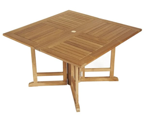 ARB - Teak Folding Butterfly Table - Square 48" (120 cm)