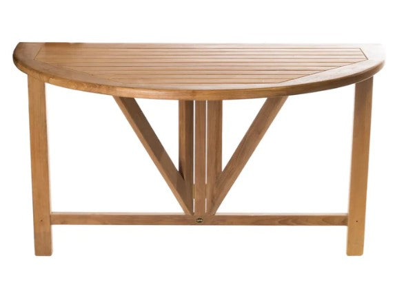 ARB - Teak Folding Balcony Table - Semi Round 48" (120 cm)