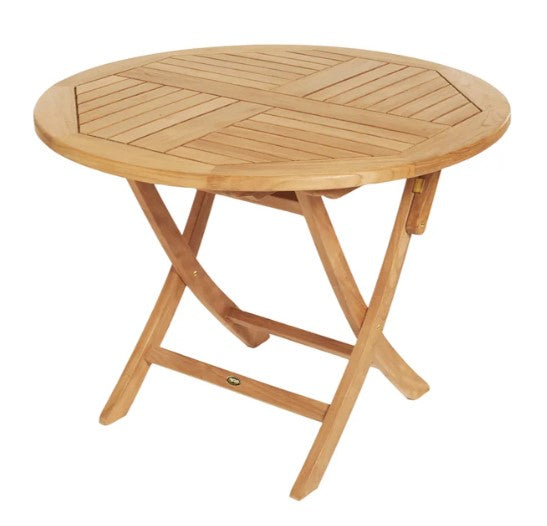 ARB - Teak Folding Classic Dining Table - Round 36" (90 cm)