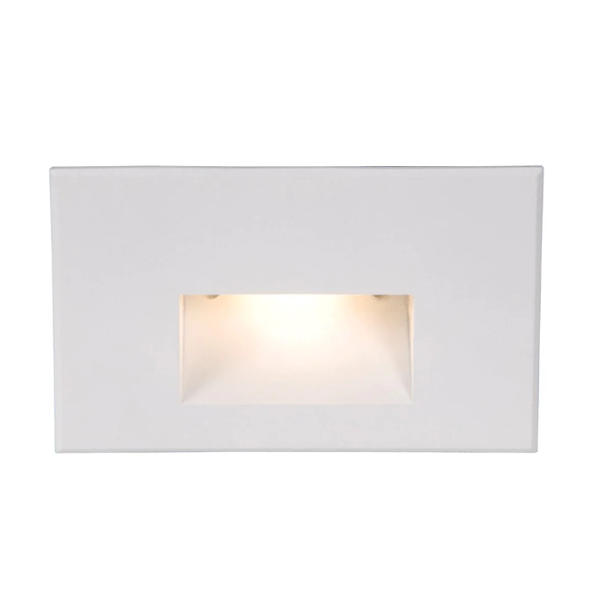 WAC WL-LED100 Step And Wall Light Red 120V White On Aluminum WL-LED100 ...