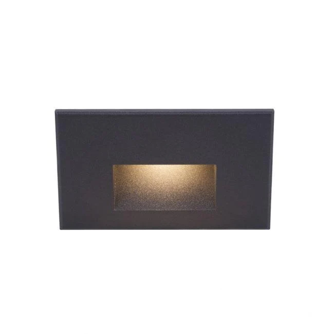 WAC Lighting - WL-LED100F-AM-BK - Step And Wall Light Amber 277V Black on Aluminum