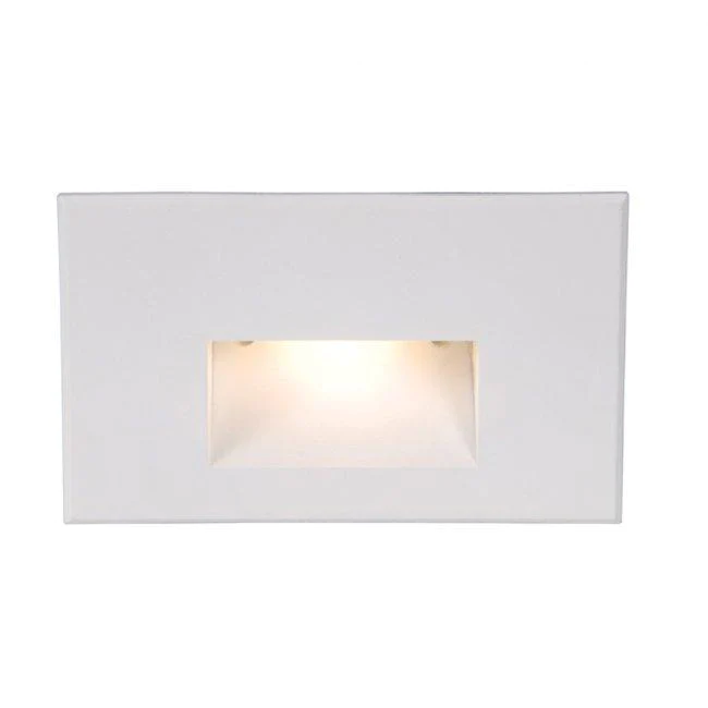WAC Lighting -  WL-LED100-AM-WT - Step And Wall Light Amber 120V White on Aluminum
