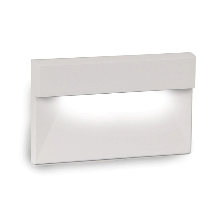 WAC WL-LED140F Step And Wall Light Amber 277V White on Aluminum WL-LED140F-AM-WT
