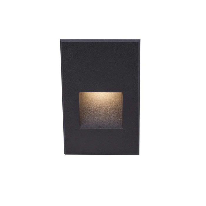 WAC Lighting - WL-LED200-RD-BK - Step And Wall Light Red 120V Black on Aluminum