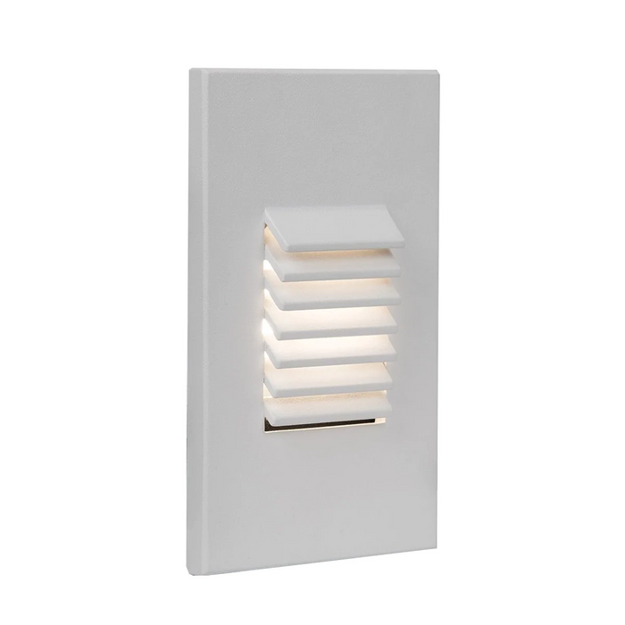 WL-LED220 Step And Wall Light 120V 3000K White on Aluminum WL-LED220-C-WT